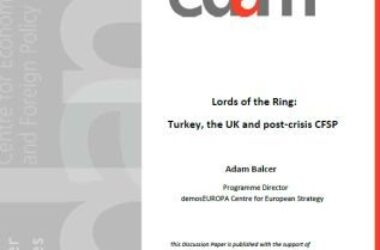 Lords of the ring: Turkey, the UK and post-crisis CFSP