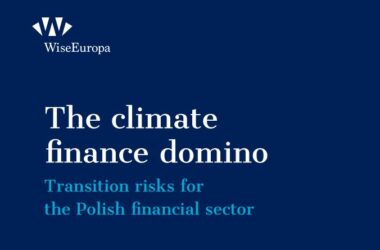 New report on transition risks for the Polish finance sector