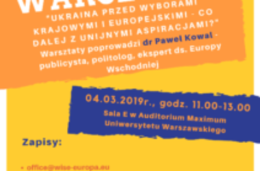 Before the EU elections, take part in our workshops