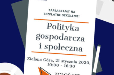 Bezpłatne szkolenie dla NGO w Zielonej Górze