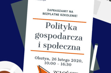 Bezpłatne szkolenie dla organizacji pozarządowych w Olsztynie