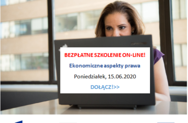 Bezpłatne szkolenia on-line: Ekonomiczne aspekty prawa 15.06