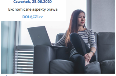 Bezpłatne szkolenia on-line: Ekonomiczne aspekty prawa 25.06