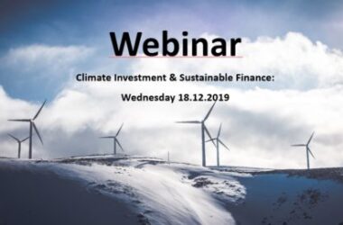 Webinar „Niskoemisyjne inwestycje i zrównoważone finansowanie”