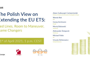 [WEBINAR] The Polish View on Extending the EU ETS: Red Lines, Room to Maneuver, Game Changers – summary