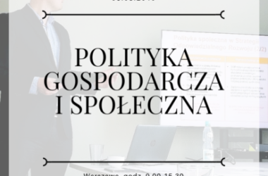 Bezpłatne szkolenie polityka gospodarcza i społeczna