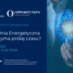„Czy Unia Energetyczna wytrzyma próbę czasu?”