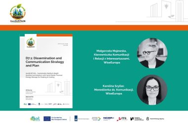 GeoSUSTAIN: Plan działań komunikacyjnych projektu